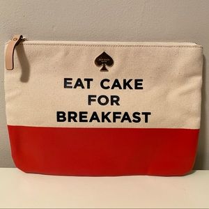 EUC Kate Space Eat Cake for Breakfast Clutch
